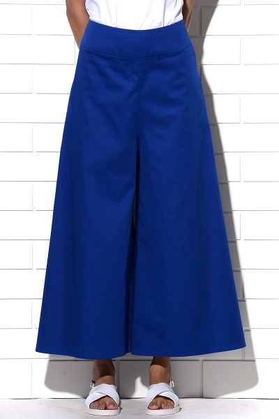 Icaria wide leg pants in blue